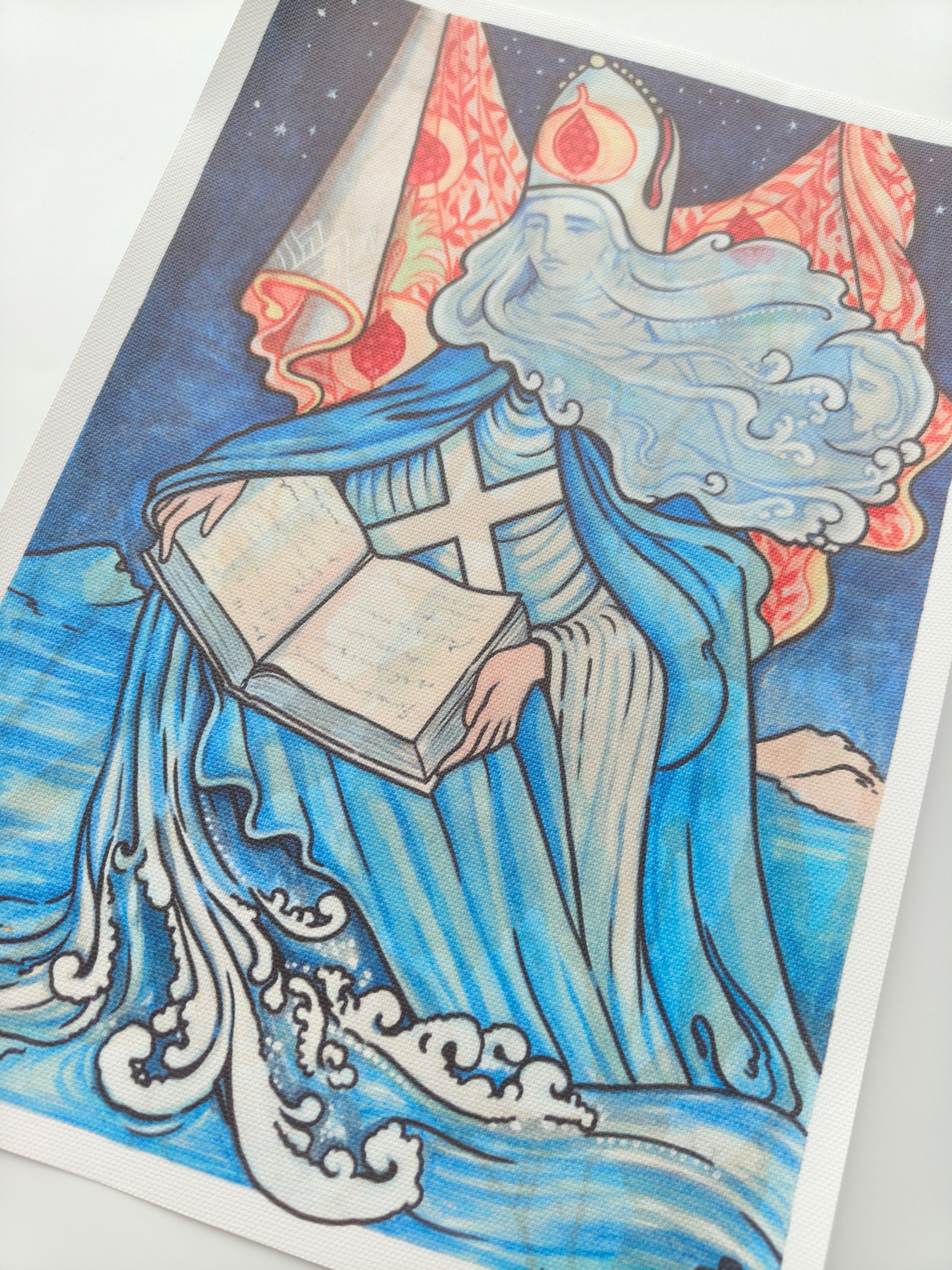 The Popess — Veiled Presence Art Print
