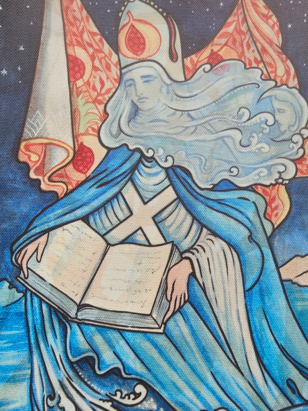 The Popess — Veiled Presence Art Print